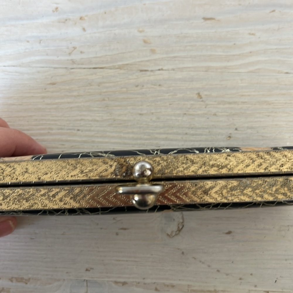 Vintage 1950s vinyl eyeglass case 5” - Picture 3 of 4